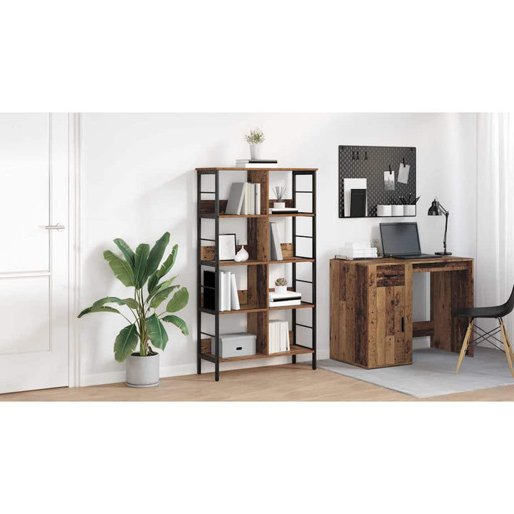 Bogreol Gammelt træ 82 x 32 x 144,5 cm Konstrueret træ