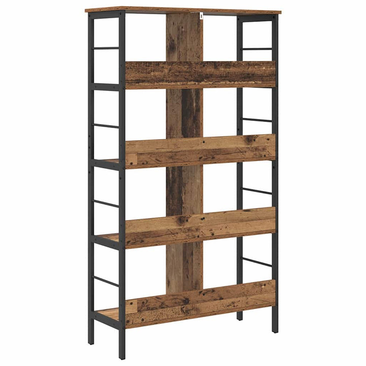 Bogreol Gammelt træ 82 x 32 x 144,5 cm Konstrueret træ