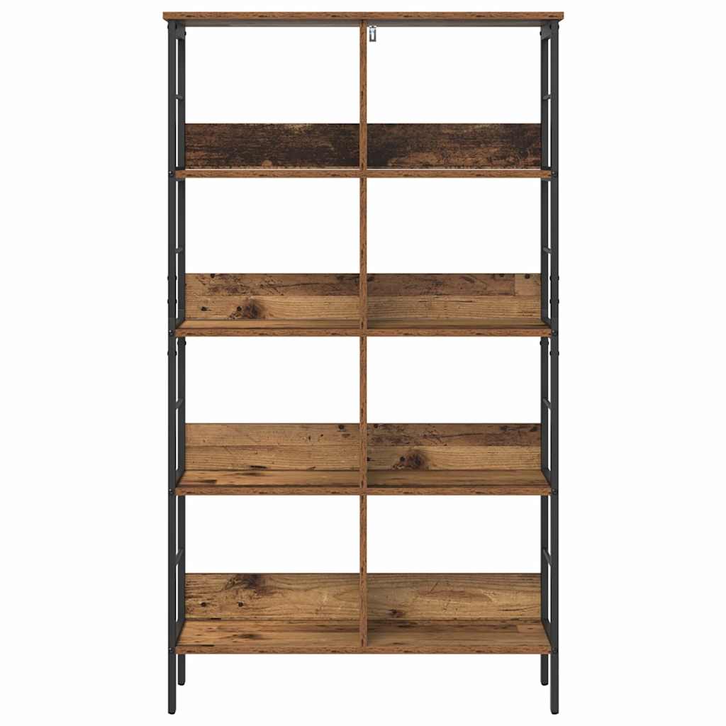 Bogreol Gammelt træ 82 x 32 x 144,5 cm Konstrueret træ