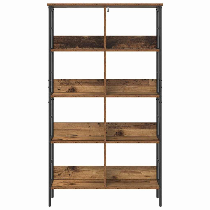 Bogreol Gammelt træ 82 x 32 x 144,5 cm Konstrueret træ
