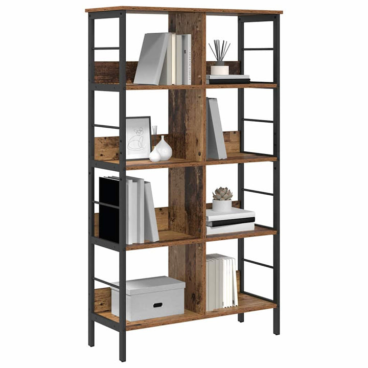 Bogreol Gammelt træ 82 x 32 x 144,5 cm Konstrueret træ