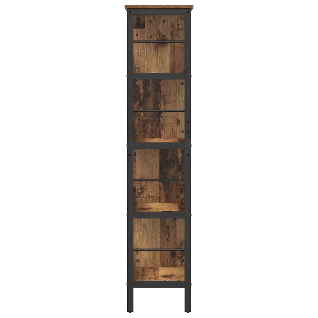 Bogreol Gammelt træ 82 x 32 x 144,5 cm Konstrueret træ