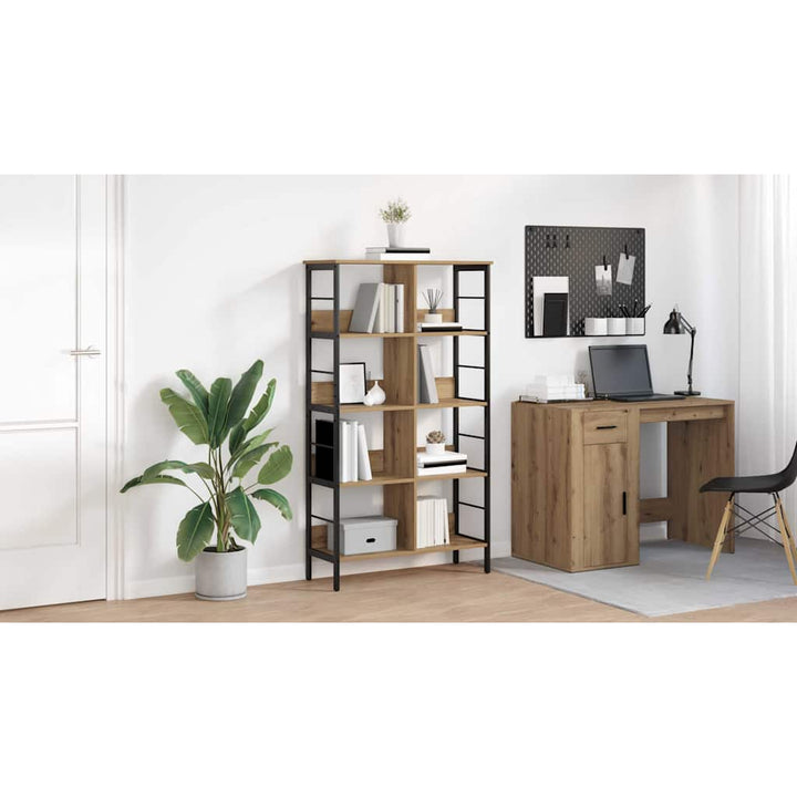 Bogreol Artisan Egetræ 82 x 32 x 144,5 cm Konstrueret træ