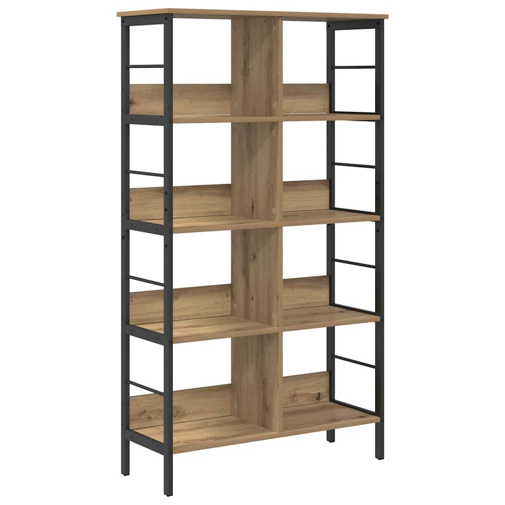 Bogreol Artisan Egetræ 82 x 32 x 144,5 cm Konstrueret træ