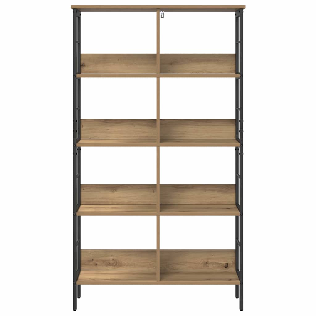 Bogreol Artisan Egetræ 82 x 32 x 144,5 cm Konstrueret træ