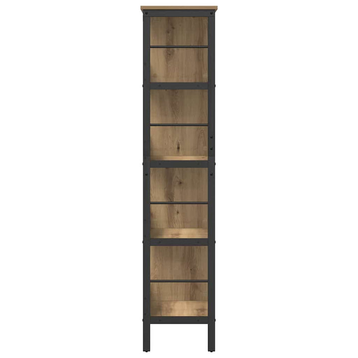 Bogreol Artisan Egetræ 82 x 32 x 144,5 cm Konstrueret træ