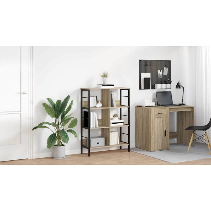 Bogreol Sonoma eg 82 x 32 x 112 cm Konstrueret træ