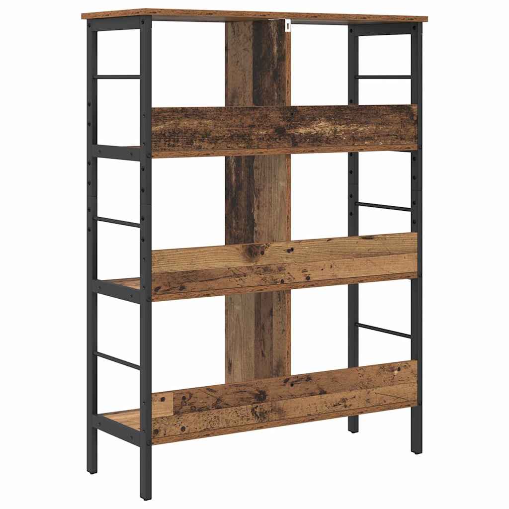 Bogreol Gammelt træ 82 x 32 x 112 cm Konstrueret træ