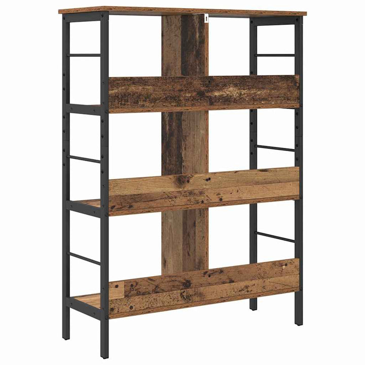 Bogreol Gammelt træ 82 x 32 x 112 cm Konstrueret træ