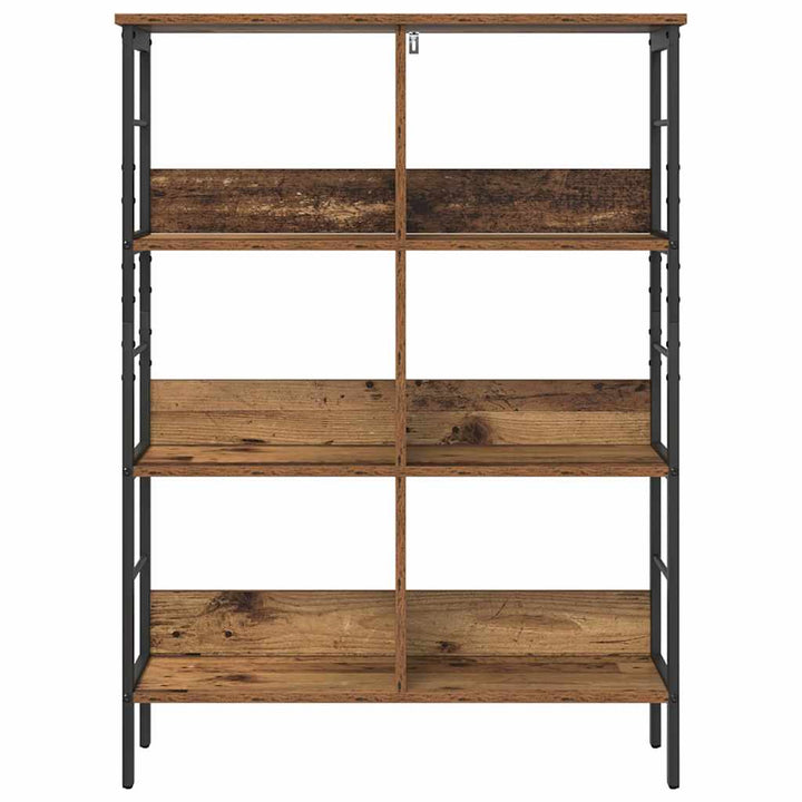 Bogreol Gammelt træ 82 x 32 x 112 cm Konstrueret træ