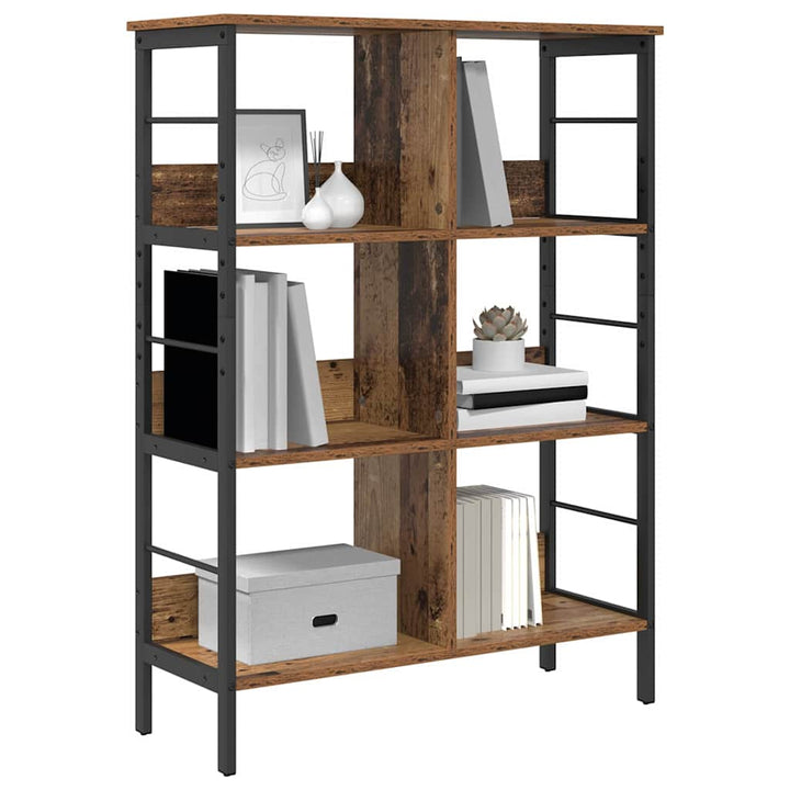 Bogreol Gammelt træ 82 x 32 x 112 cm Konstrueret træ