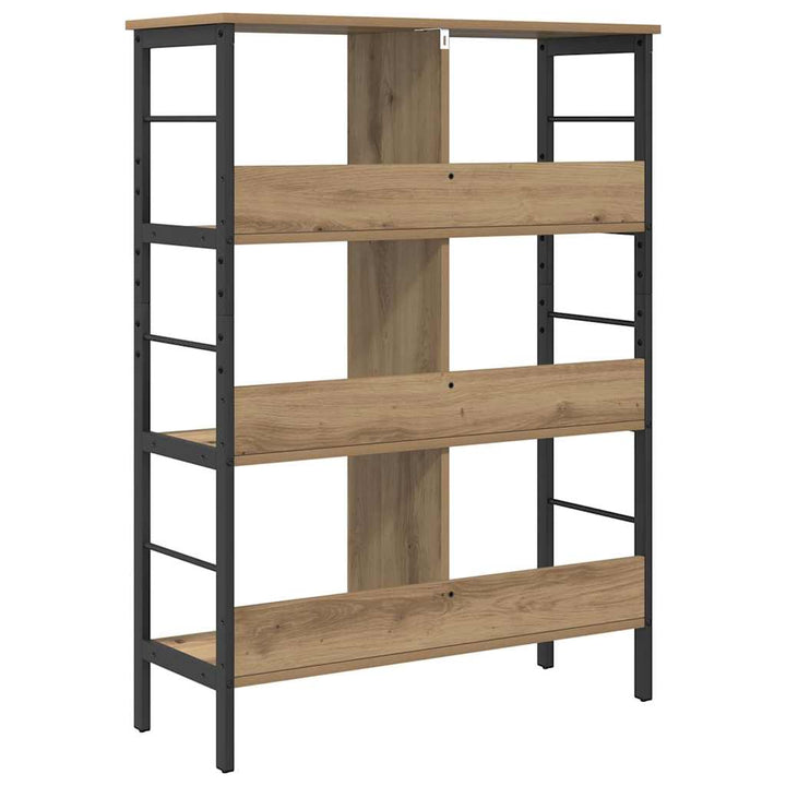 Bogreol Artisan Egetræ 82 x 32 x 112 cm Konstrueret træ