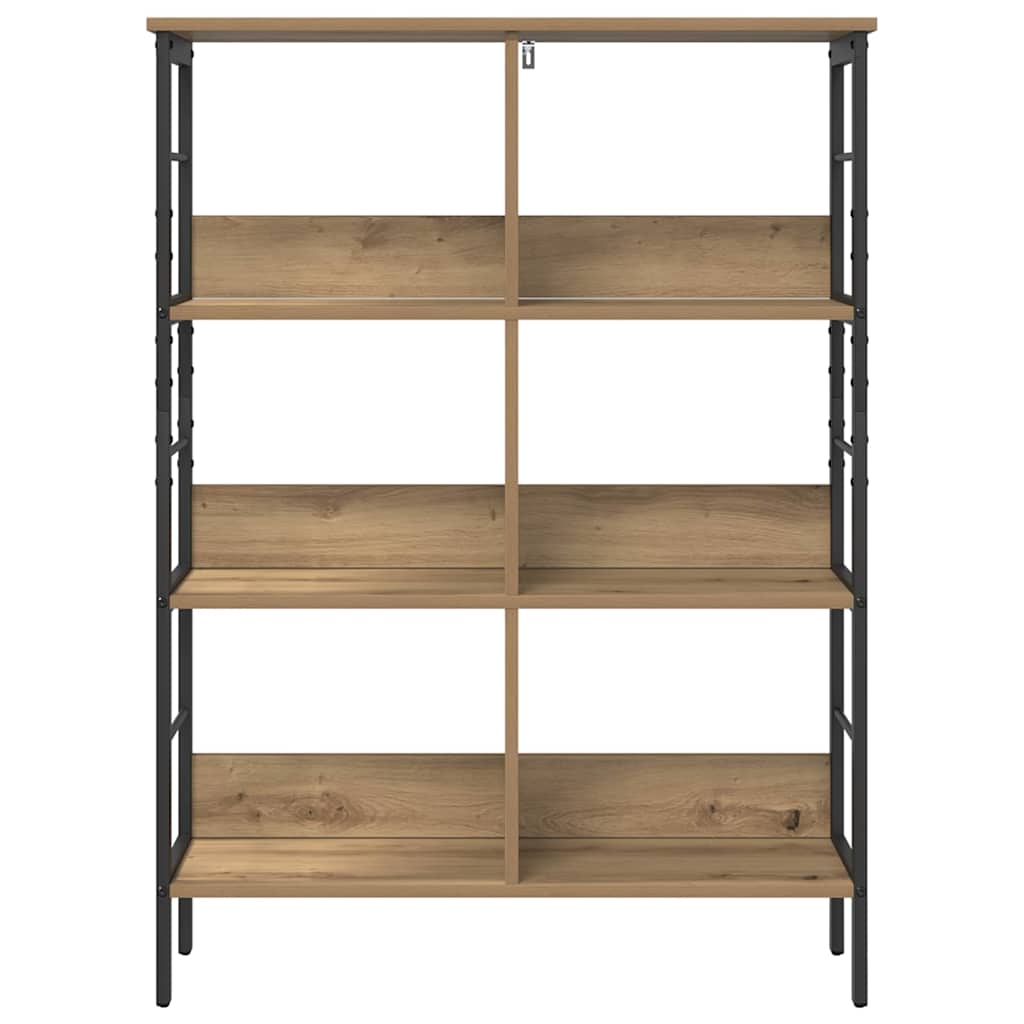Bogreol Artisan Egetræ 82 x 32 x 112 cm Konstrueret træ