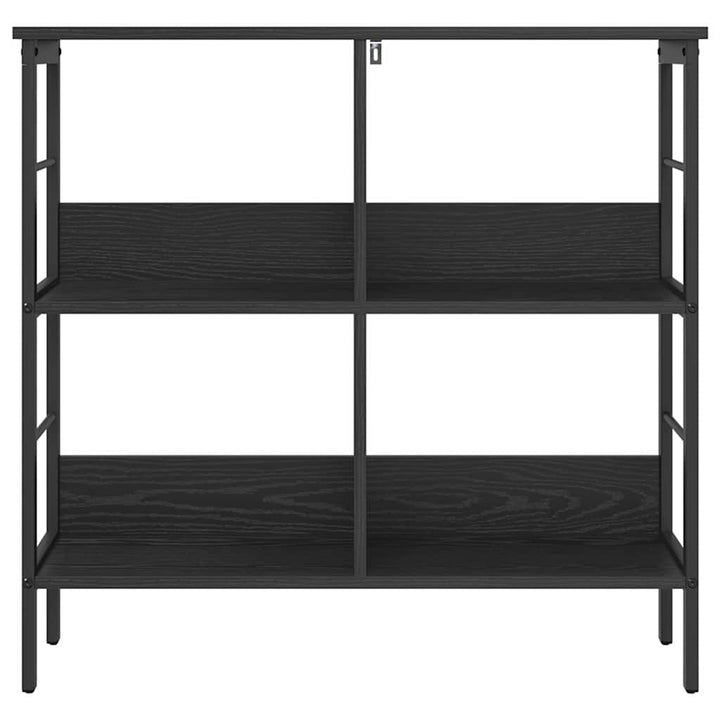 Bogreol Sort eg 82 x 32 x 79 cm Konstrueret træ