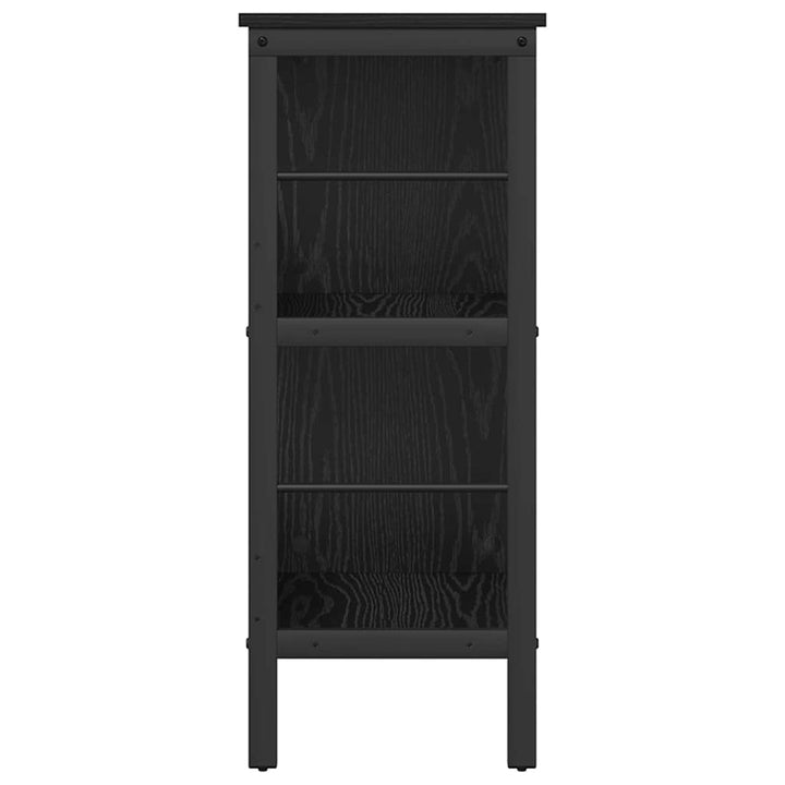 Bogreol Sort eg 82 x 32 x 79 cm Konstrueret træ