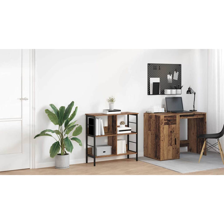 Bogreol Gammelt træ 82 x 32 x 79 cm Konstrueret træ