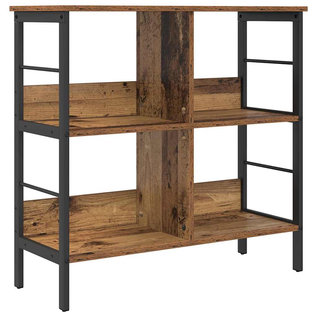 Bogreol Gammelt træ 82 x 32 x 79 cm Konstrueret træ