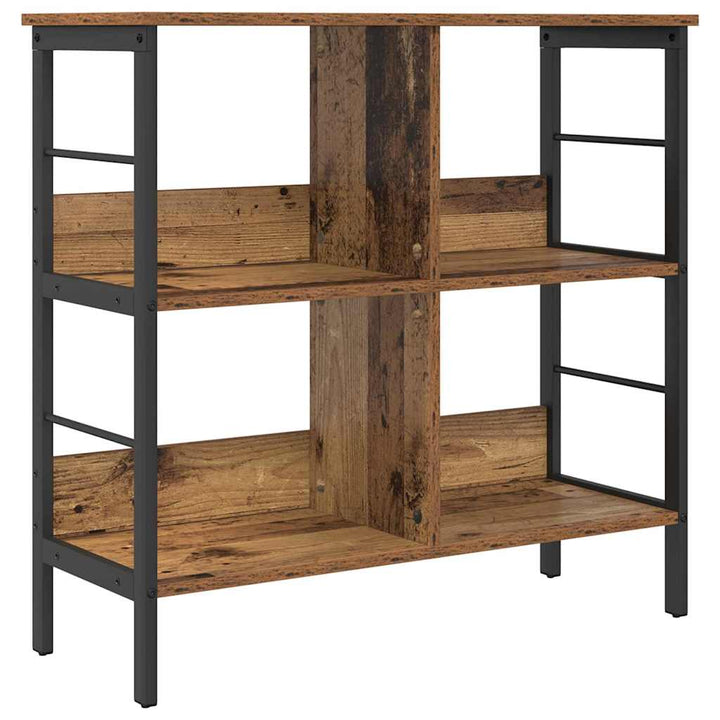 Bogreol Gammelt træ 82 x 32 x 79 cm Konstrueret træ