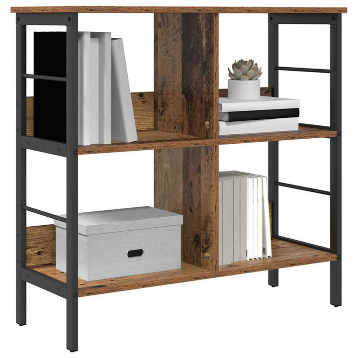 Bogreol Gammelt træ 82 x 32 x 79 cm Konstrueret træ