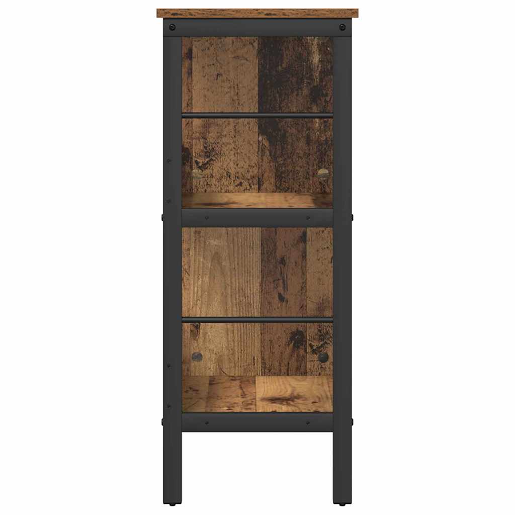 Bogreol Gammelt træ 82 x 32 x 79 cm Konstrueret træ
