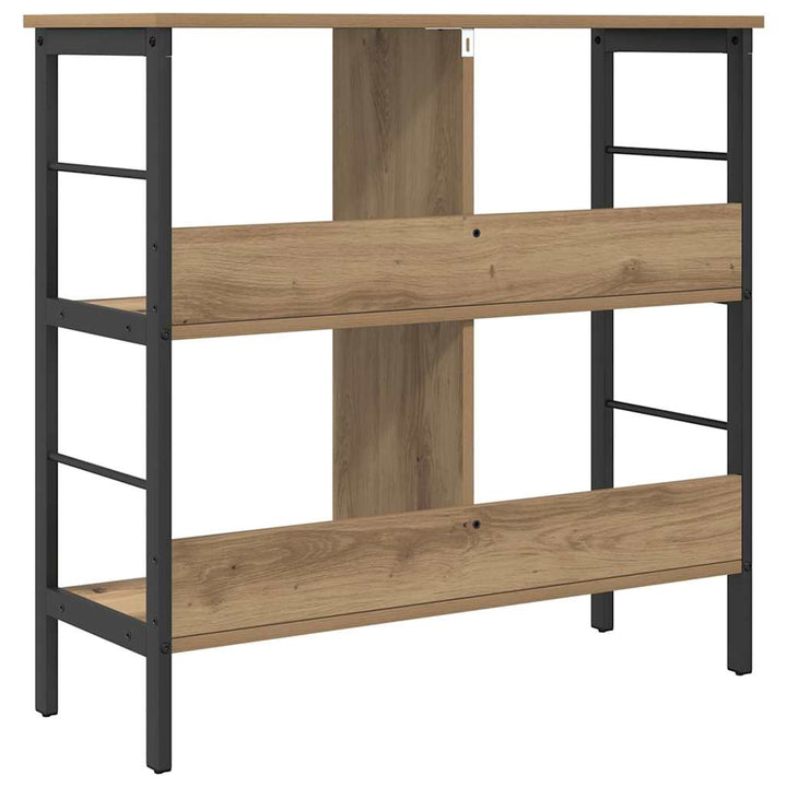 Bogreol 4 niveauer 82 x 32 x 79 cm Konstrueret træ