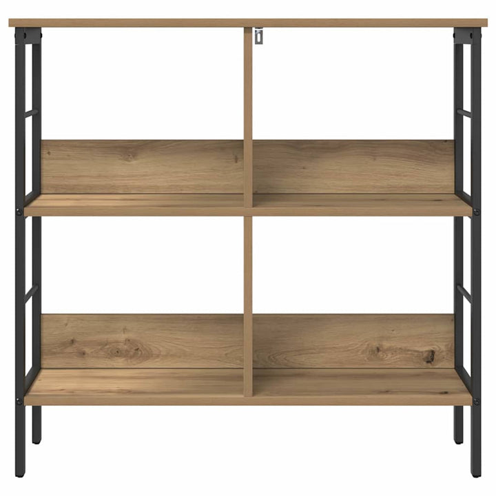 Bogreol 4 niveauer 82 x 32 x 79 cm Konstrueret træ