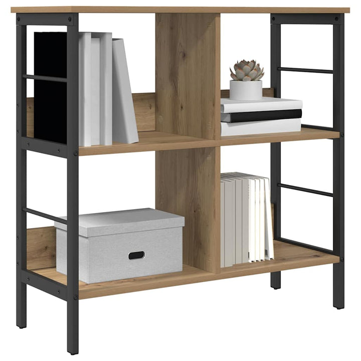 Bogreol Artisan Egetræ 82 x 32 x 79 cm Konstrueret træ