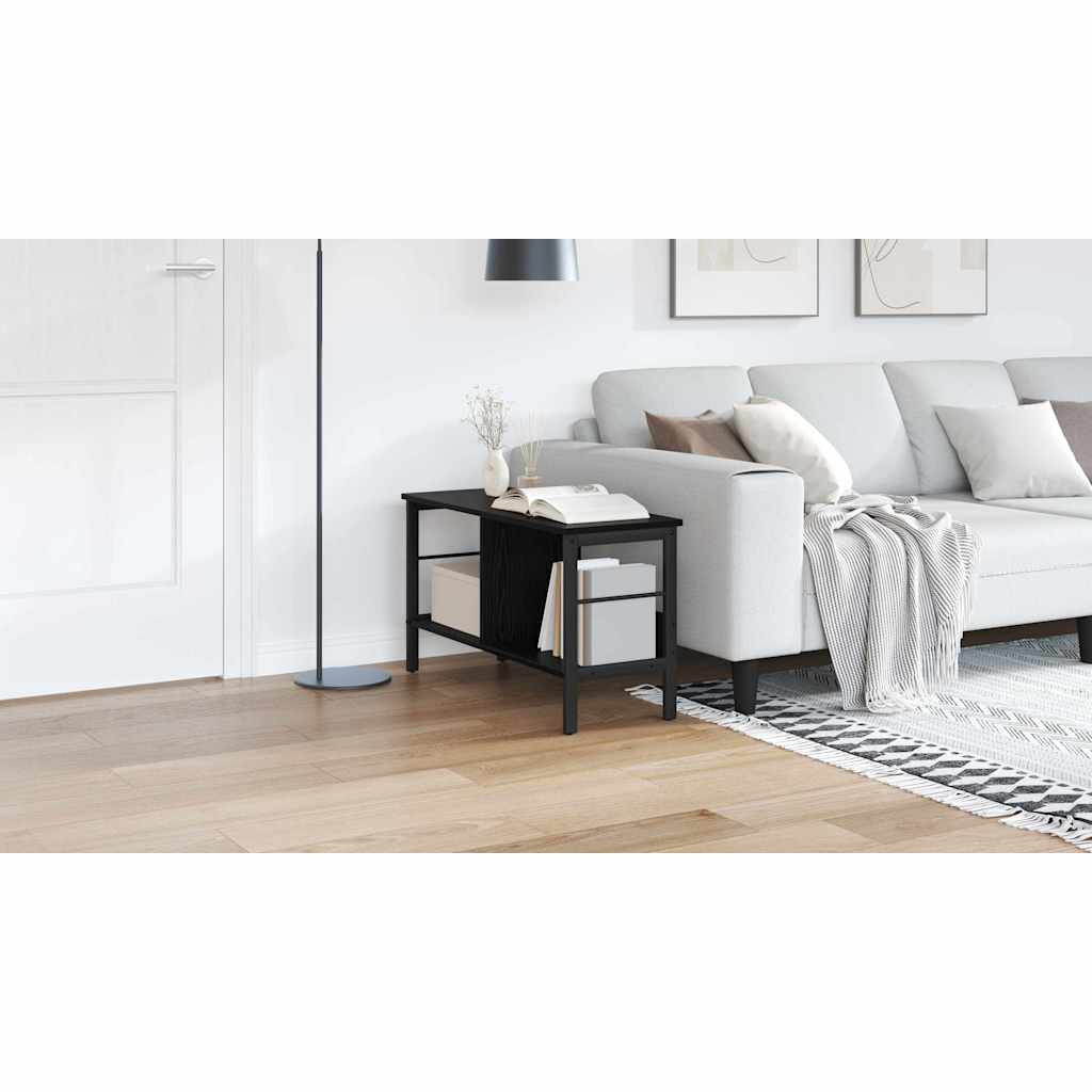 Bogreol Sort eg 82 x 32 x 47 cm Konstrueret træ