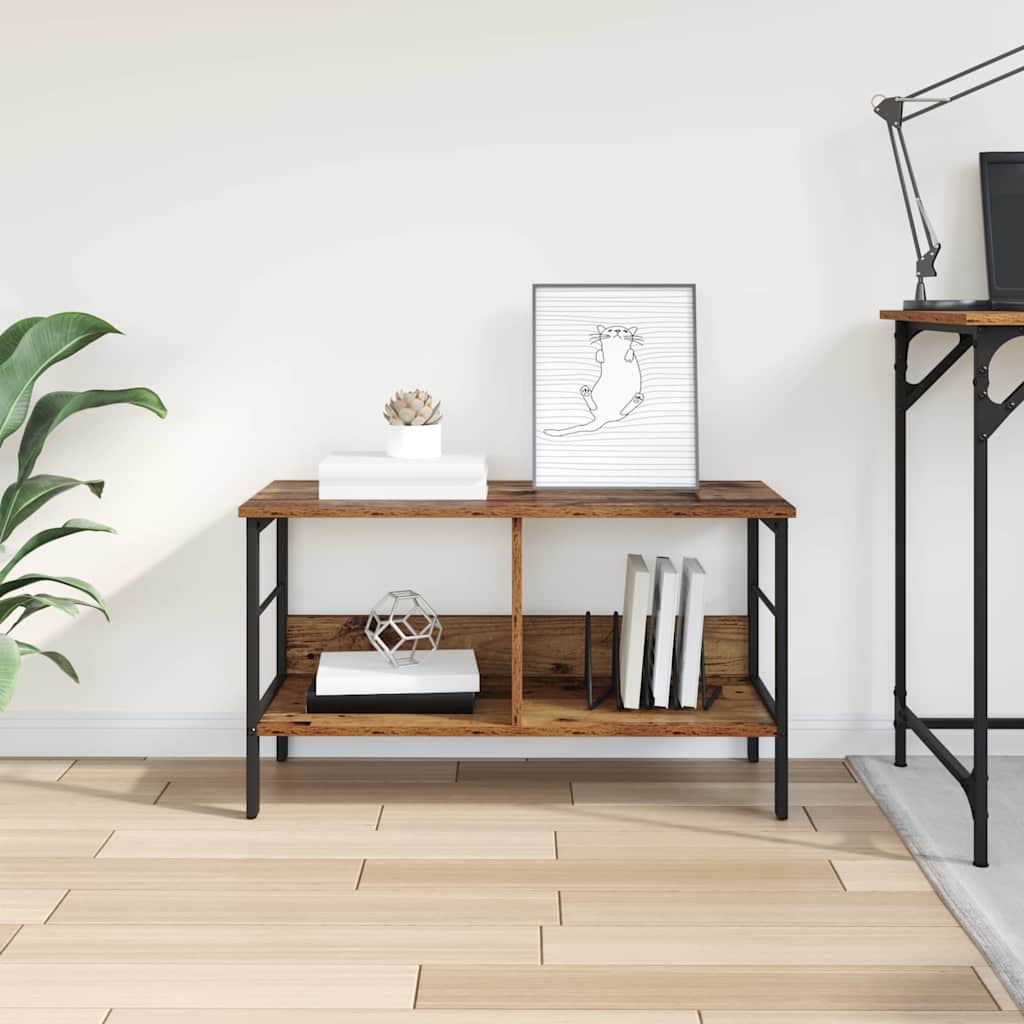 Bogreol Gammelt træ 82 x 32 x 47 cm Konstrueret træ
