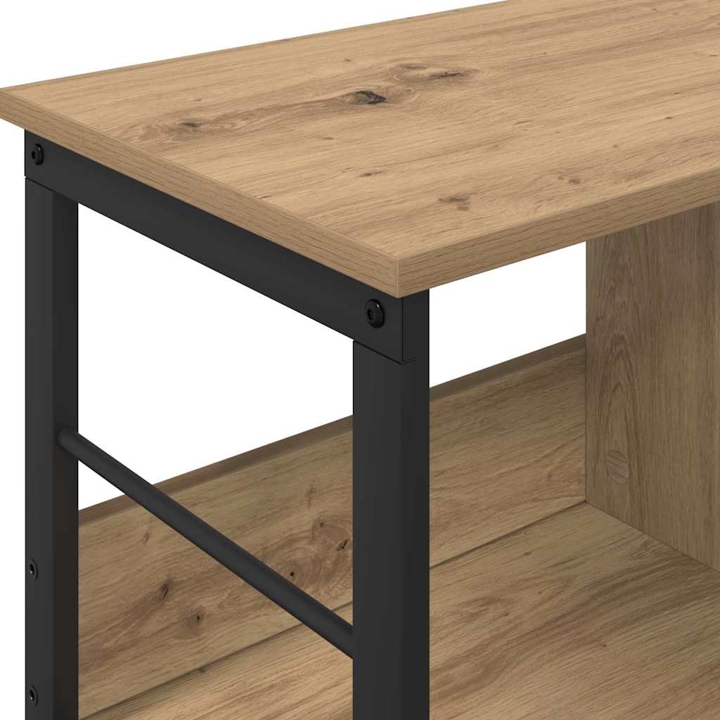 Bogreol Artisan Egetræ 82 x 32 x 47 cm Konstrueret træ