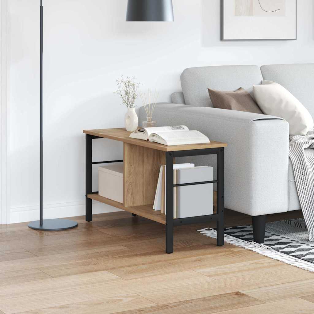 Bogreol Artisan Egetræ 82 x 32 x 47 cm Konstrueret træ
