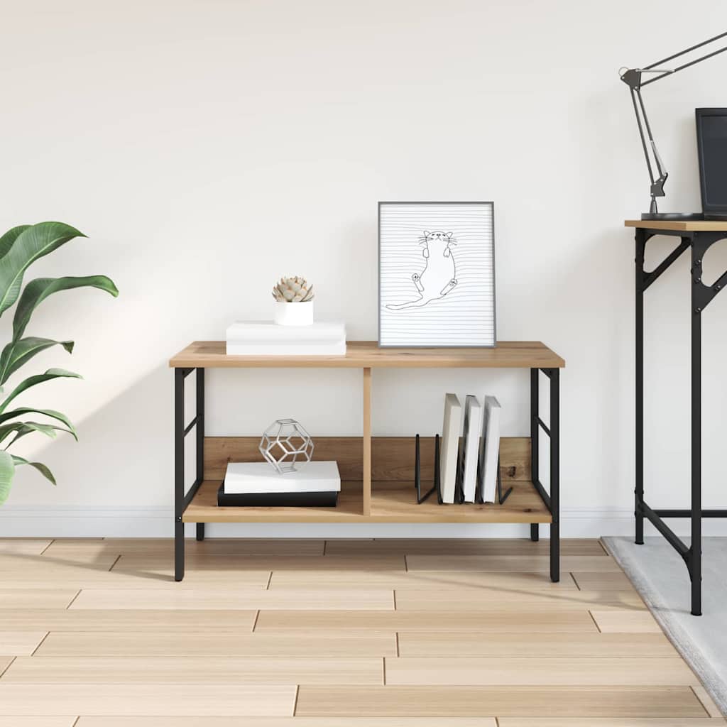 Bogreol Artisan Egetræ 82 x 32 x 47 cm Konstrueret træ