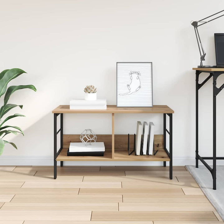 Bogreol Artisan Egetræ 82 x 32 x 47 cm Konstrueret træ