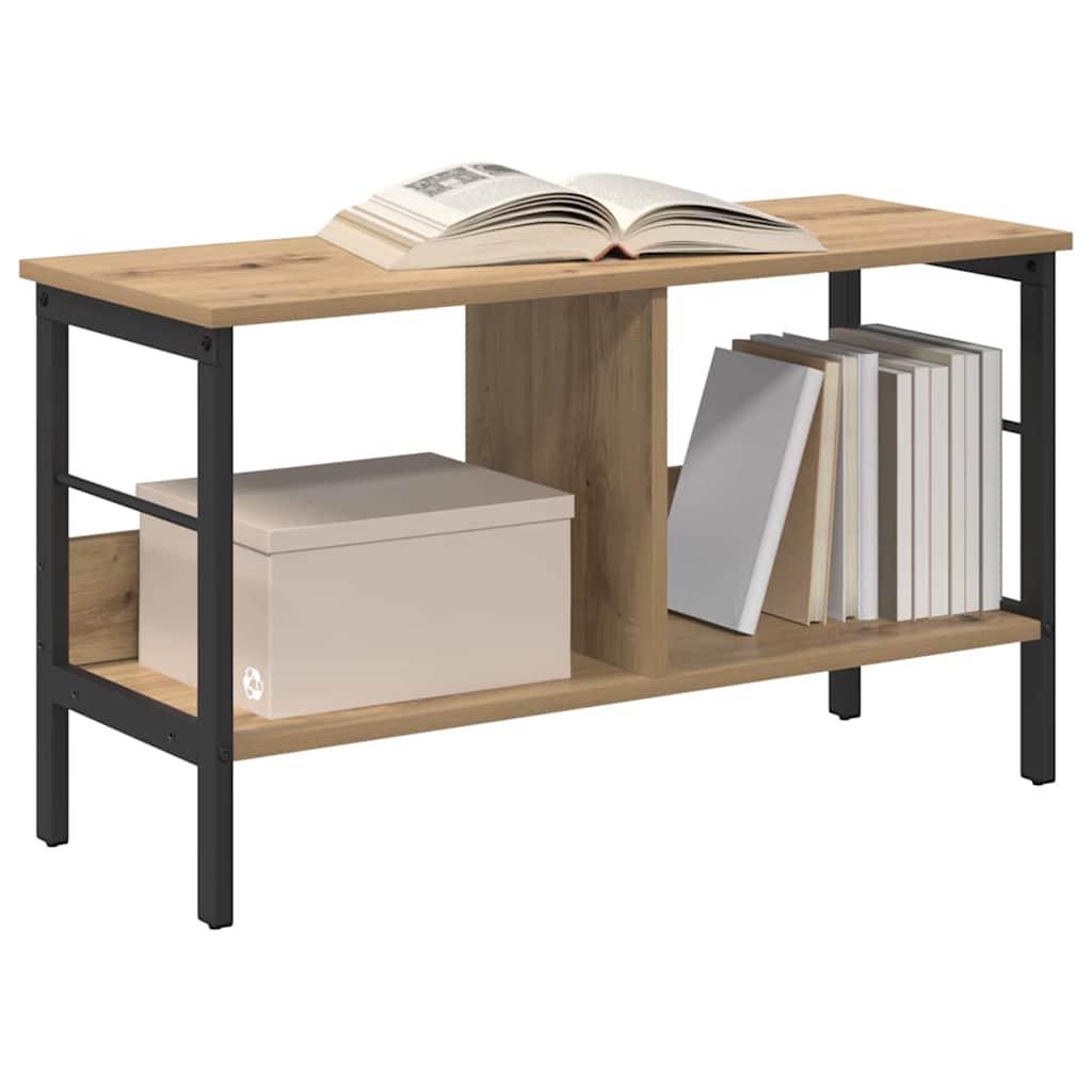 Bogreol Artisan Egetræ 82 x 32 x 47 cm Konstrueret træ