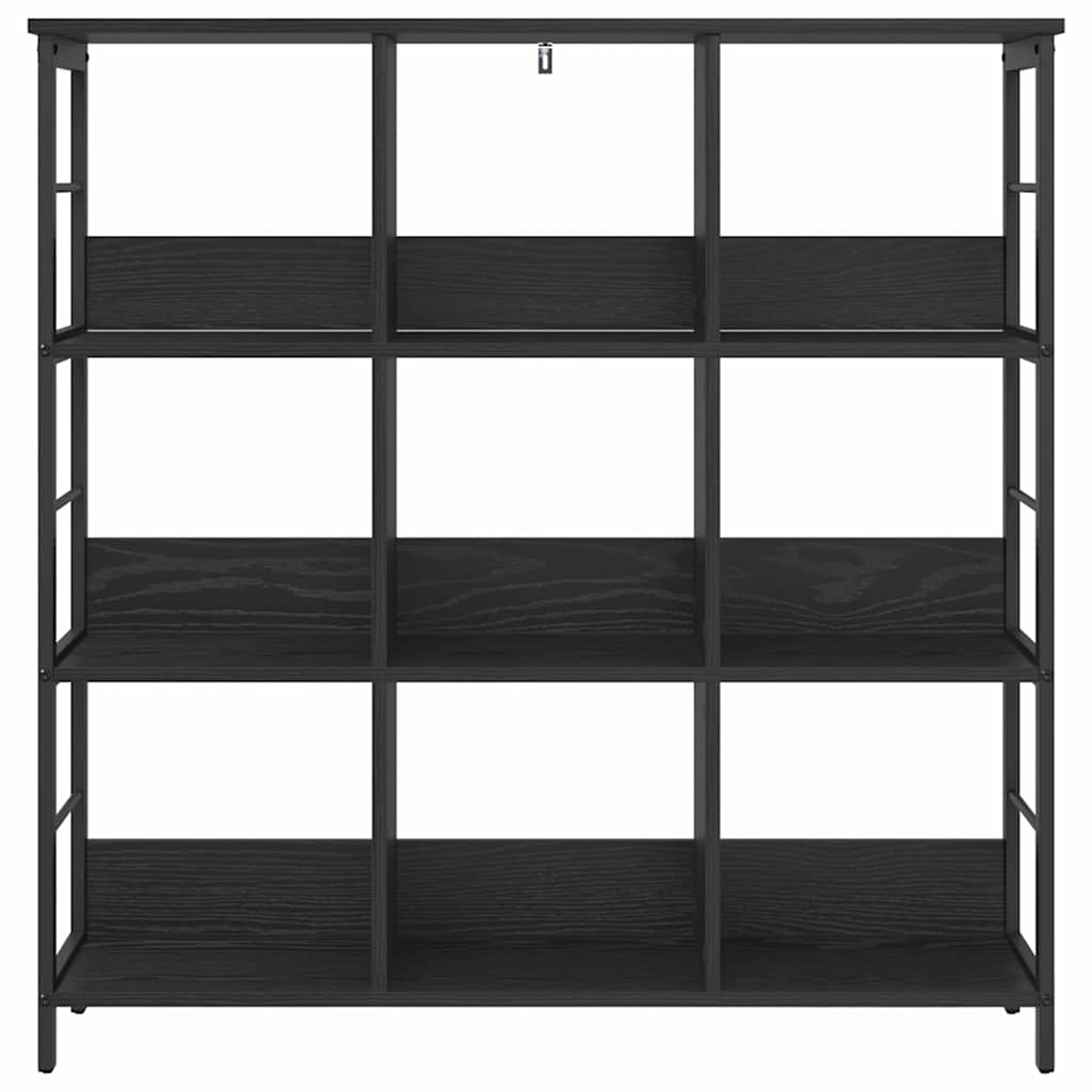 Bogreol Sort eg 102 x 32 x 104,5 cm Konstrueret træ
