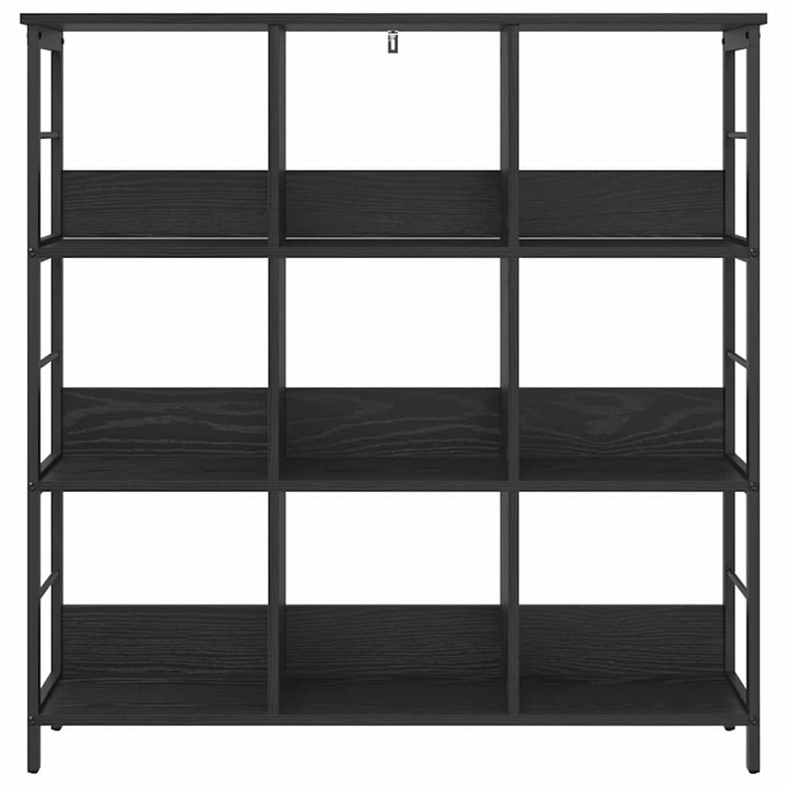Bogreol Sort eg 102 x 32 x 104,5 cm Konstrueret træ