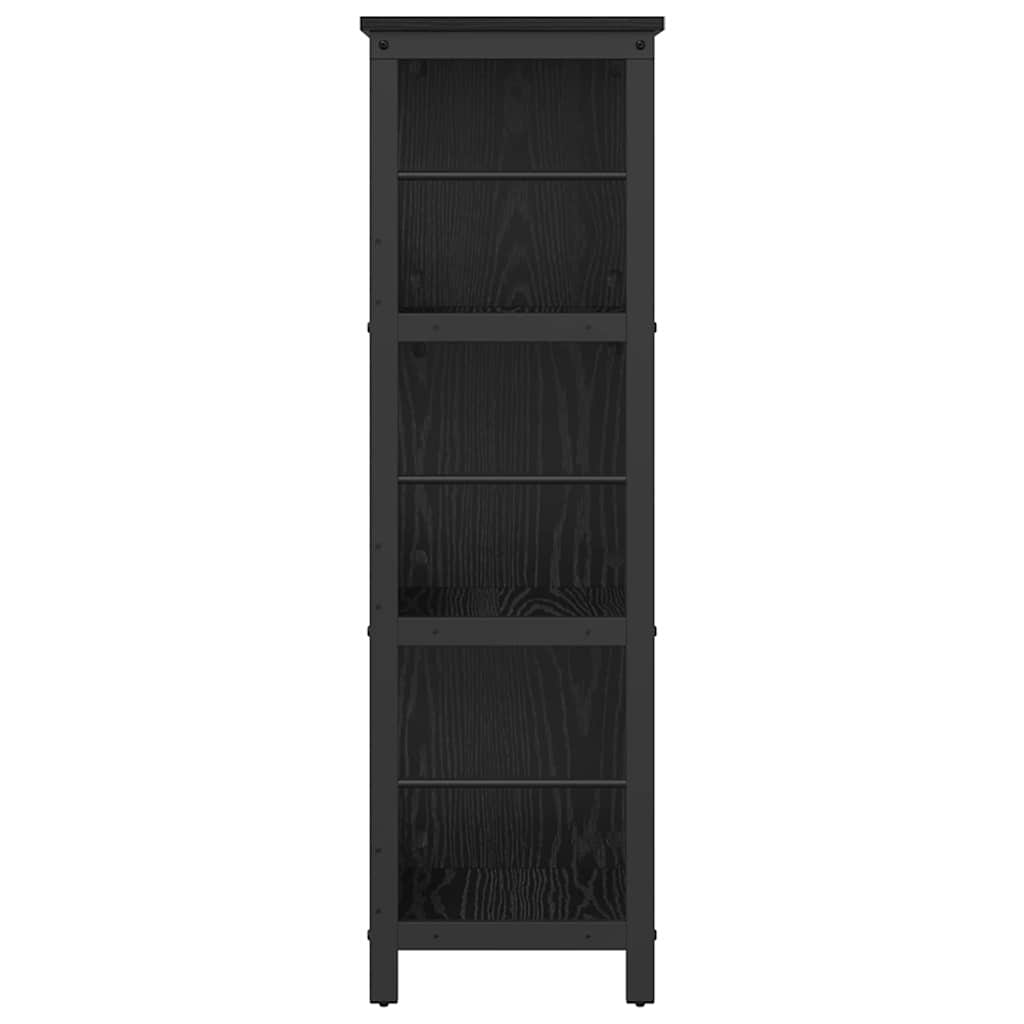 Bogreol Sort eg 102 x 32 x 104,5 cm Konstrueret træ