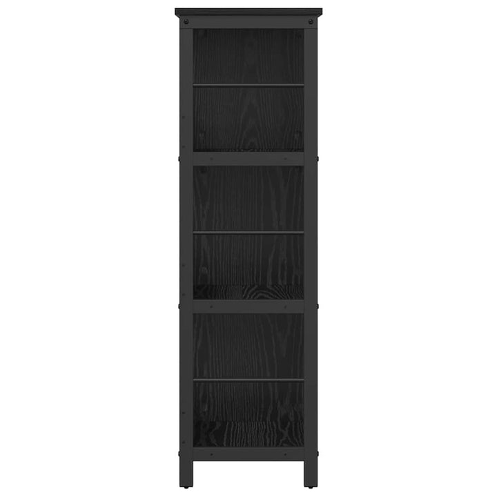 Bogreol Sort eg 102 x 32 x 104,5 cm Konstrueret træ