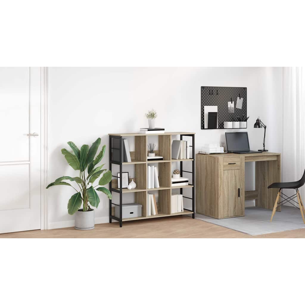 Bogreol Sonoma eg 102 x 32 x 104,5 cm Konstrueret træ