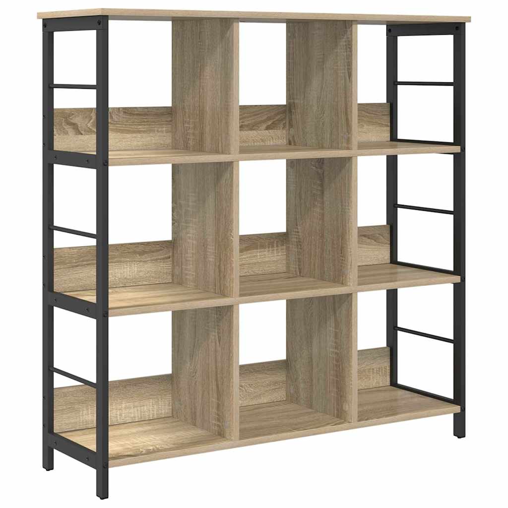 Bogreol Sonoma eg 102 x 32 x 104,5 cm Konstrueret træ