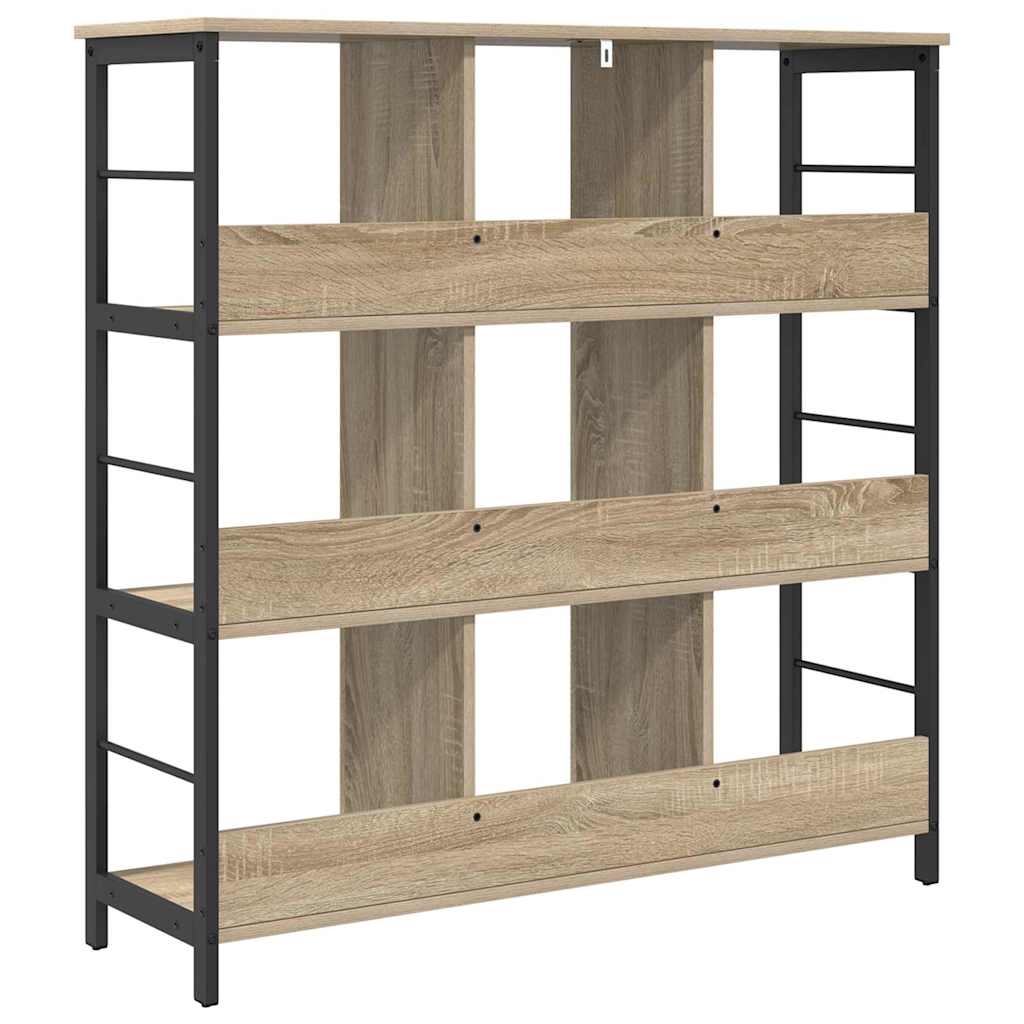 Bogreol Sonoma eg 102 x 32 x 104,5 cm Konstrueret træ
