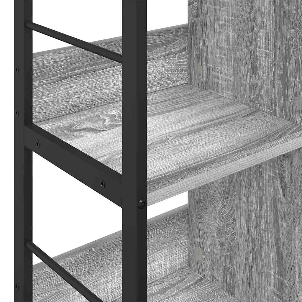 Bogreol Grå Sonoma 102 x 32 x 104,5 cm Konstrueret træ