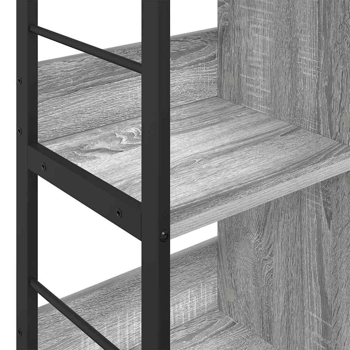 Bogreol Grå Sonoma 102 x 32 x 104,5 cm Konstrueret træ