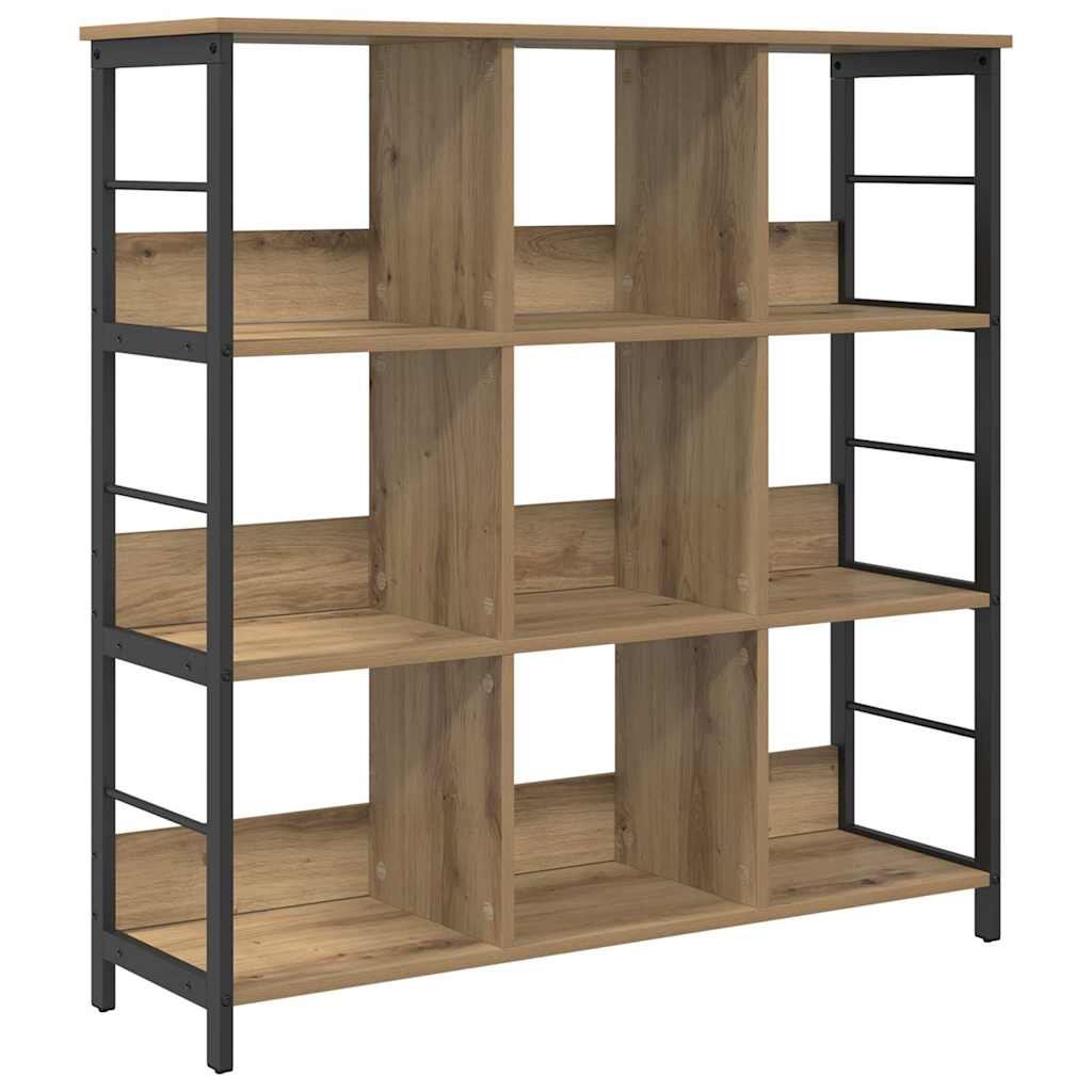 Bogreol Artisan Egetræ 102 x 32 x 104,5 cm Konstrueret træ