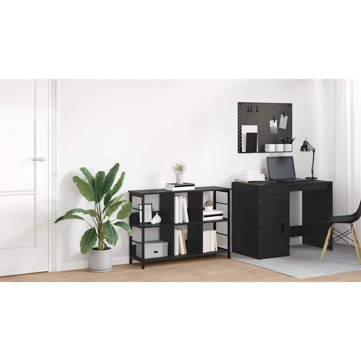 Bogreol Sort eg 102 x 32 x 72,5 cm Konstrueret træ