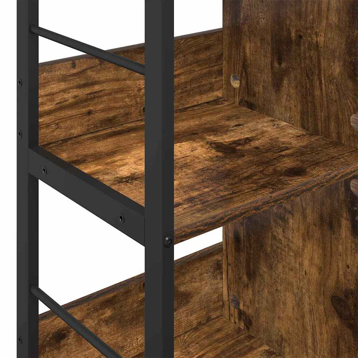 Bogreol Røget eg 102 x 32 x 72,5 cm Konstrueret træ