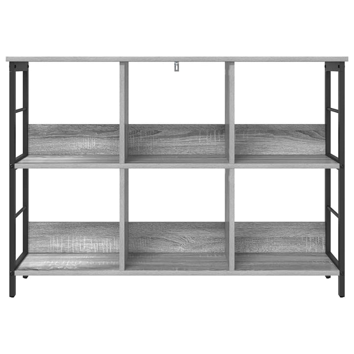 Bogreol Grå Sonoma 102 x 32 x 72,5 cm Konstrueret træ