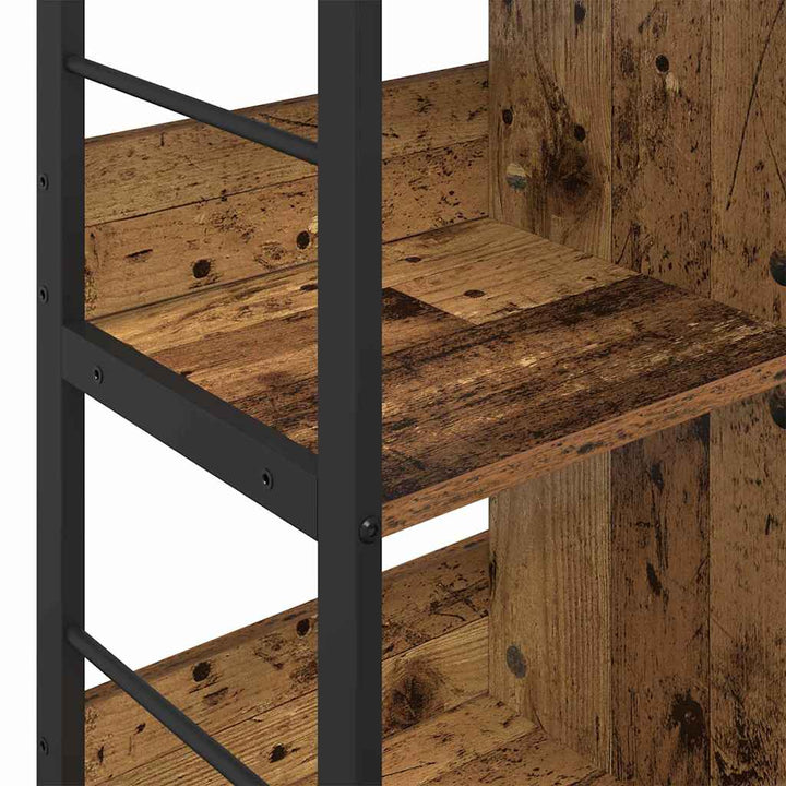 Bogreol Gammelt træ 102 x 32 x 72,5 cm Konstrueret træ