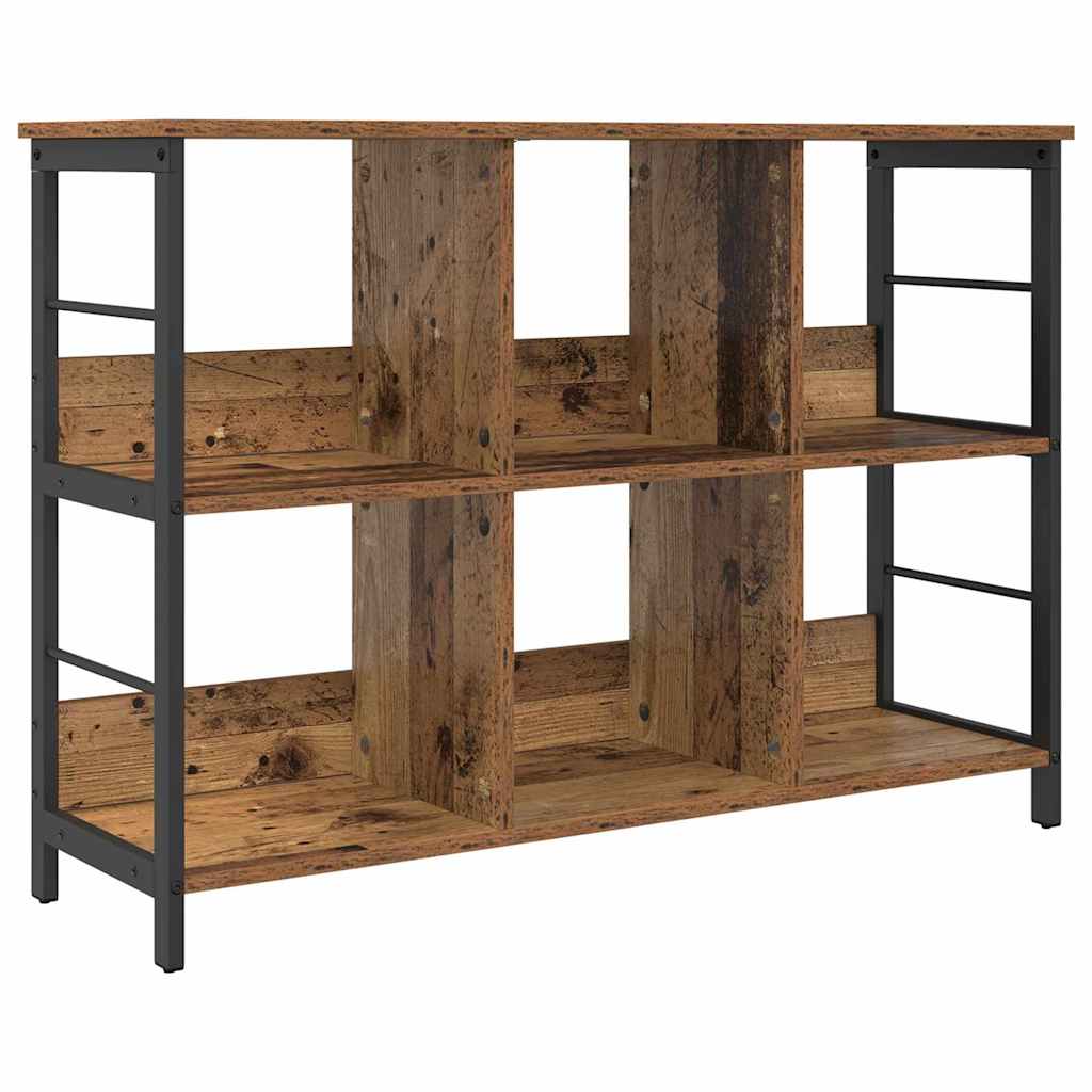 Bogreol Gammelt træ 102 x 32 x 72,5 cm Konstrueret træ