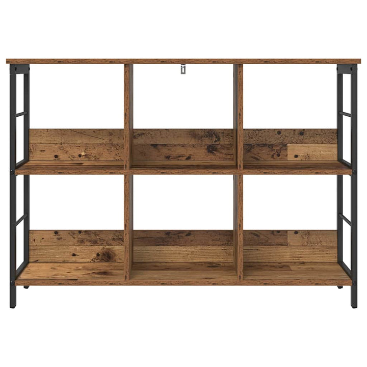 Bogreol Gammelt træ 102 x 32 x 72,5 cm Konstrueret træ